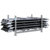 Directional brace | Adjustment range: 6.20 - 7.60 m Load at 45 in compression: 22.9 - 7.6 kN | with end joints